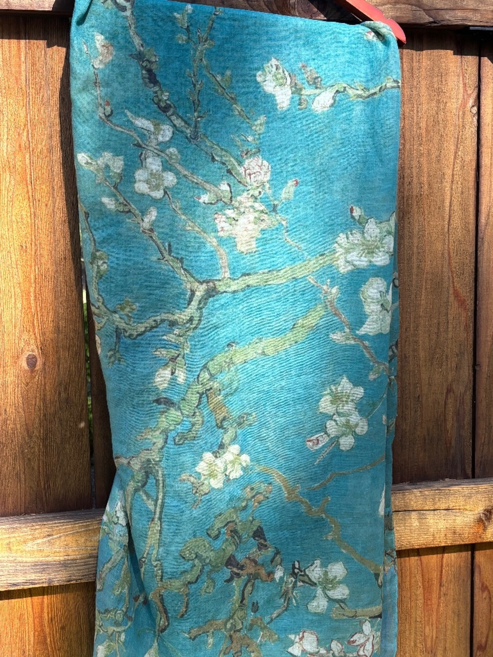 Scarf, Polyester/viscose blend, Van Gogh
